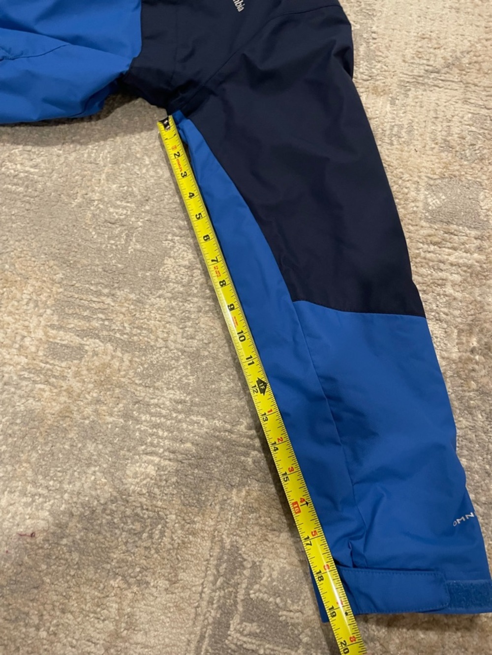 Columbia Boys Large Jacket Coat Blue Black Size Large 14/16 - Picture 11 of 12